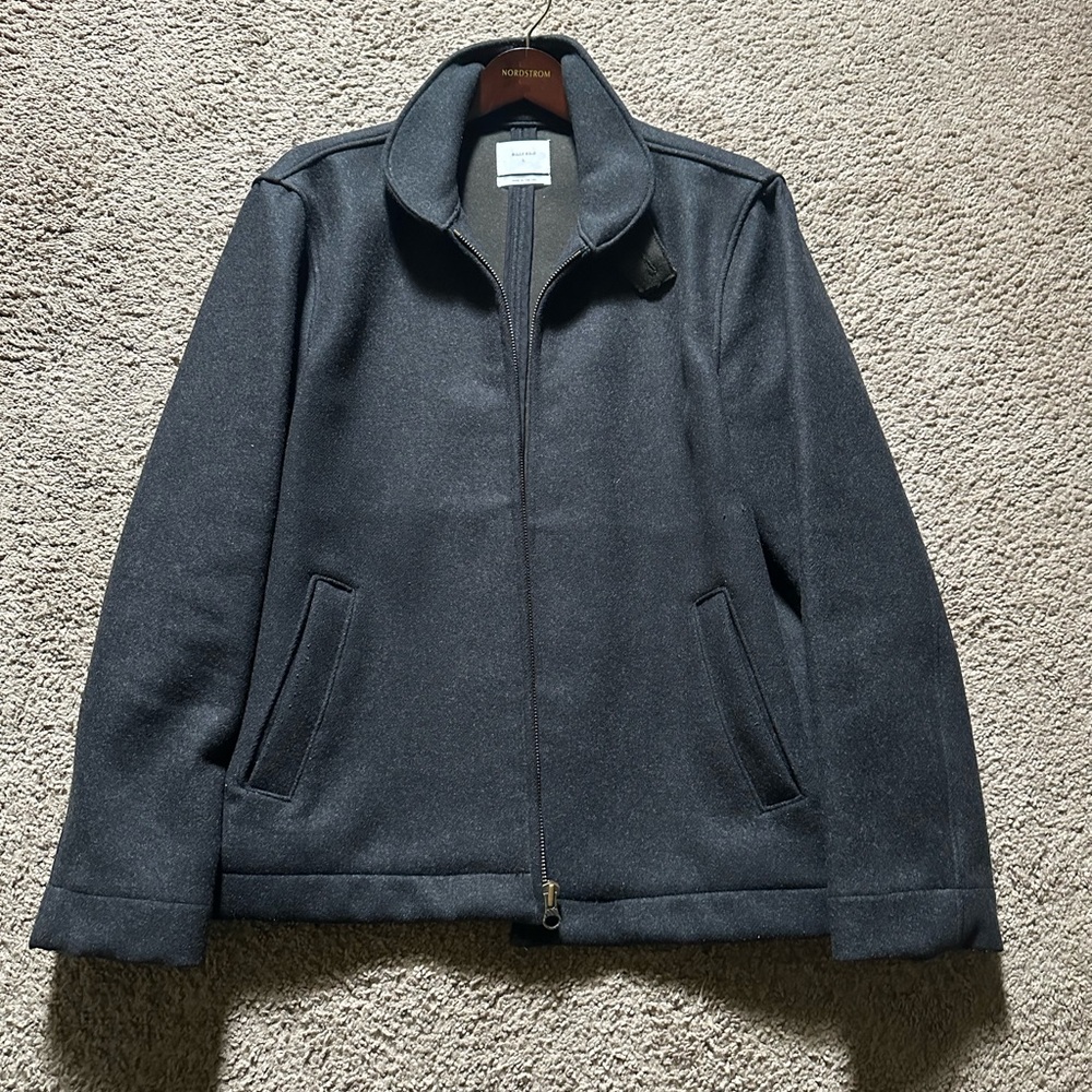 Billy Reid Charcoal Deck Jacket